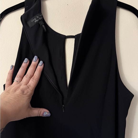 rag & bone Alayna Dress, Store Exclusive, all black, size 4 - Picture 7 of 11